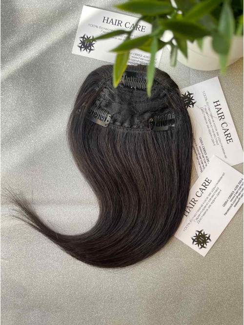 Hair Bangs – Dark Brown/Black #1B