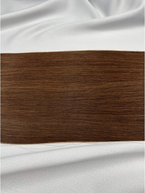 Βιετναμέζικα μαλλιά Genius Weft 60 cm - σκούρο καστανό 1A