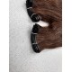 Βιετναμέζικα μαλλιά Genius Weft 60 cm - σκούρο καστανό 1A