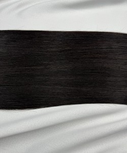 Виетнамска коса Genius Weft 60см - Тъмно кестенява/черна 1B