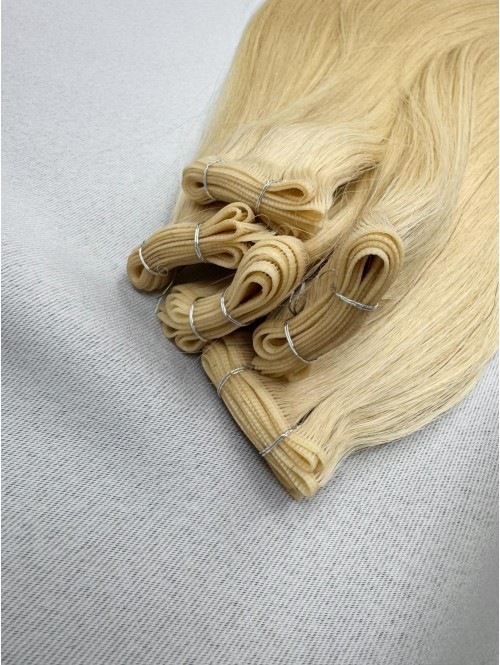 Βιετναμέζικα μαλλιά Genius Weft 60 cm - φυσικό ξανθό 22