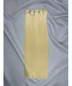 Виетнамска коса Genius Weft 60см - Платинено руса 60C Виетнамска коса Genius Weft 60см - Платинено руса 60C