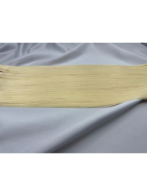 Păr vietnamez Genius Weft 60 cm - blond platinat 60C
