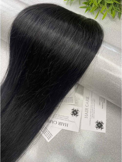 Păr natural Remy 70 cm - negru 01