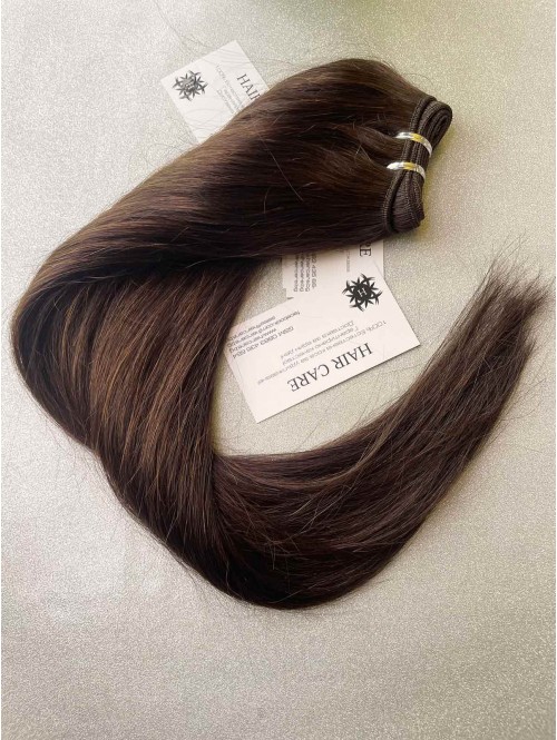 Păr natural Remy 55 cm - șaten natural 02