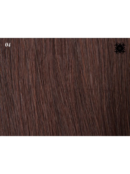 Φυσικά μαλλιά Remy 70 cm - ανοιχτό καστανό 04
