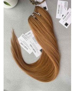 Păr natural Remy 55 cm - blond închis 10