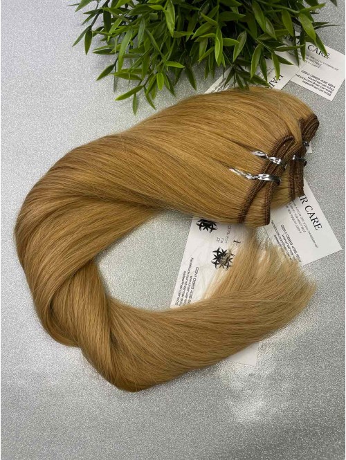 Păr natural Remy 65 cm - blond închis 12