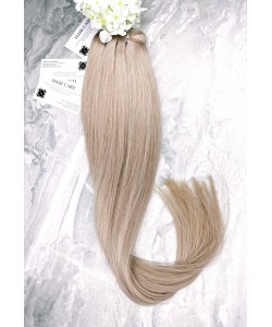 Păr natural Remy 65 cm - blond cenușiu 18