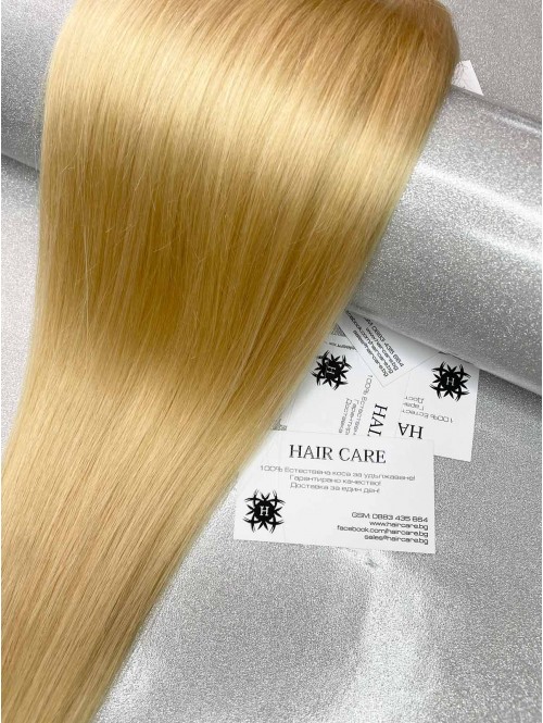 Φυσικά μαλλιά Remy 55 cm - φυσικό ξανθό 22 Φυσικά μαλλιά Remy 55 cm - φυσικό ξανθό 22
