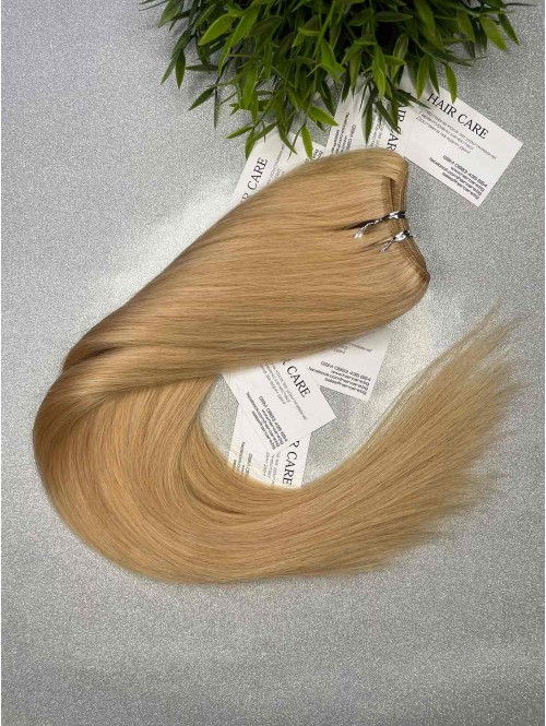 Păr natural Remy 55 cm - blond arămiu 27
