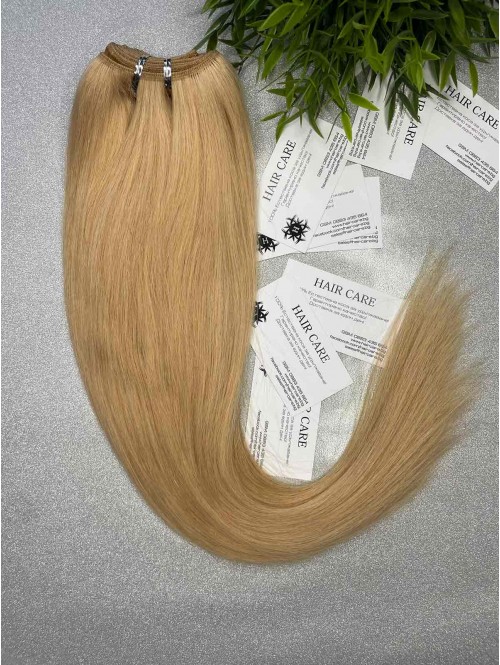 Păr natural Remy 55 cm - blond arămiu 27