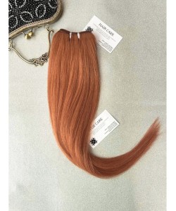Păr natural Remy 55 cm - arămiu auriu 350 Păr natural Remy 55 cm - arămiu auriu 350