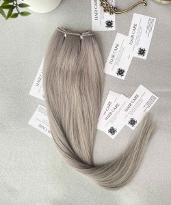 Natural Remy Hair 65 cm – Grey #97
