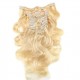 Păr ondulat - blond deschis 613