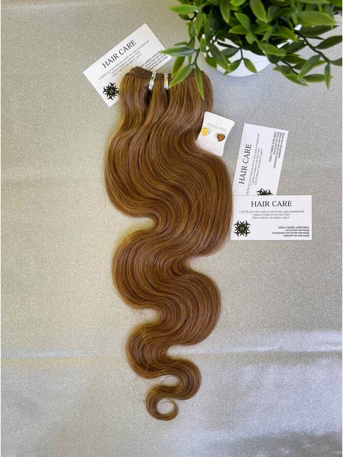 Wavy Natural Remy Hair 55 cm – Dark Blonde #08 Wavy Natural Remy Hair 55 cm – Dark Blonde #08