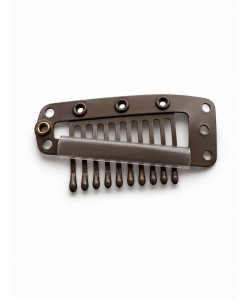 Dark Brown Hair Clips – 38mm