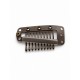 Dark Brown Hair Clips – 38mm