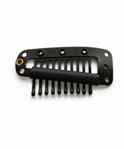 Clipsuri negre pentru păr, 38 mm