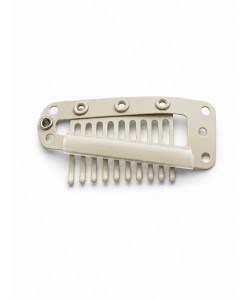 Clipsuri albe pentru păr, 38 mm Clipsuri albe pentru păr, 38 mm