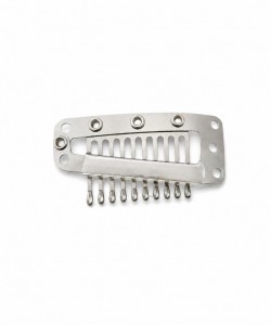 Clipsuri argintii pentru păr, 38 mm