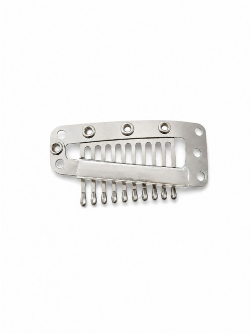 Clipsuri argintii pentru păr, 38 mm