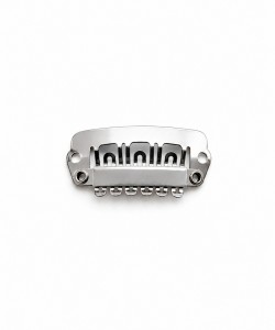 Clipsuri argintii pentru extensii de păr, 28 mm